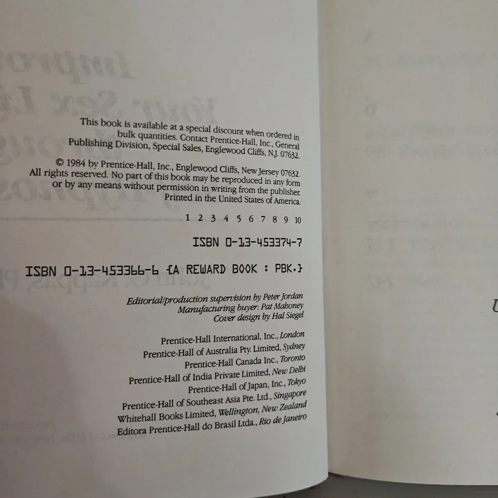 Improve Your Sex Life Through‎ Self-Hypnosis by Kappas, John G. 1984